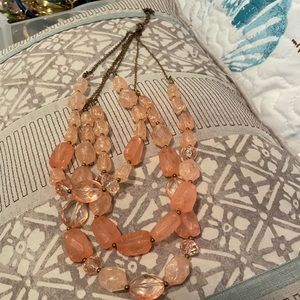 Pink Layered Necklace